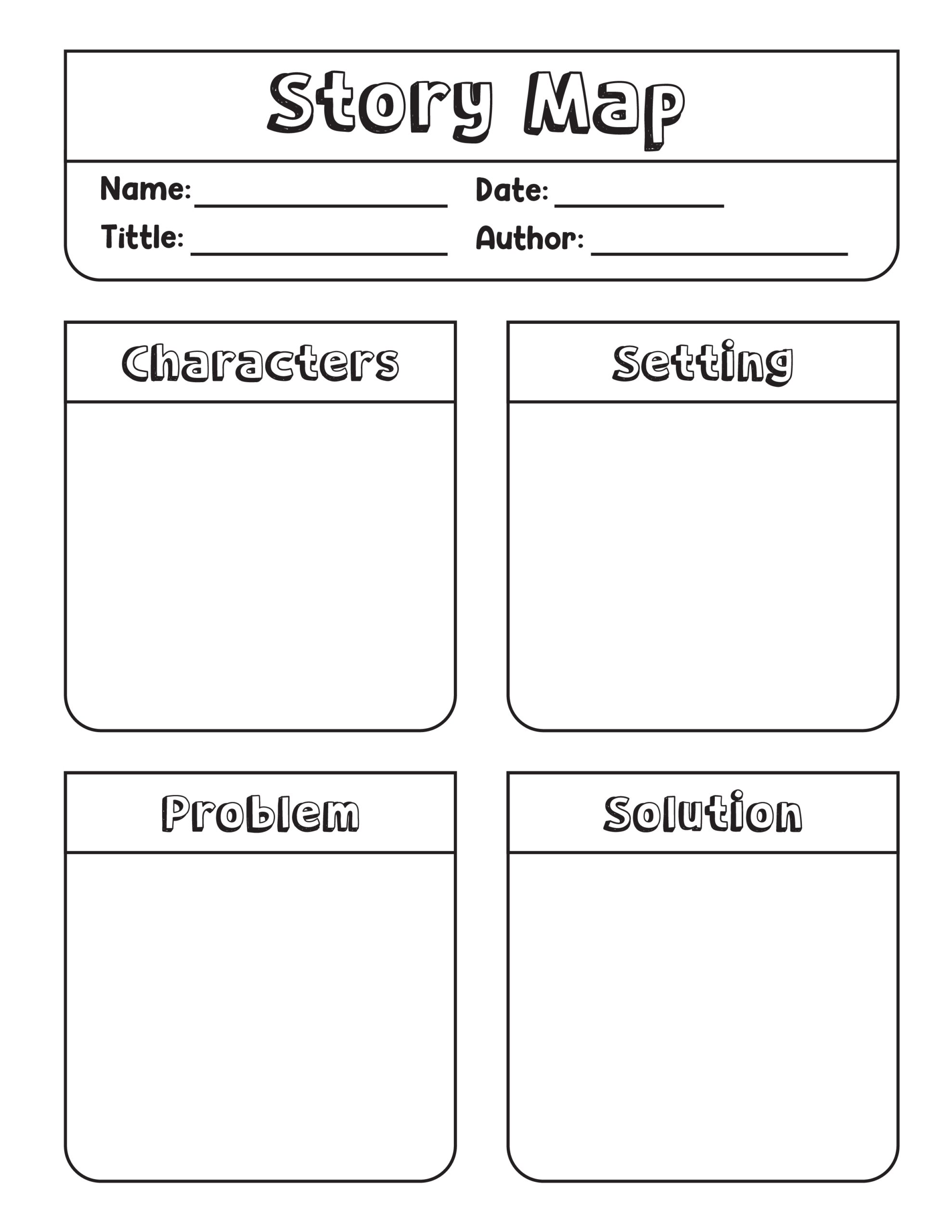 What Is A Story Map? Teacher Tips And Free Printable For Students with Free Printable Story Map