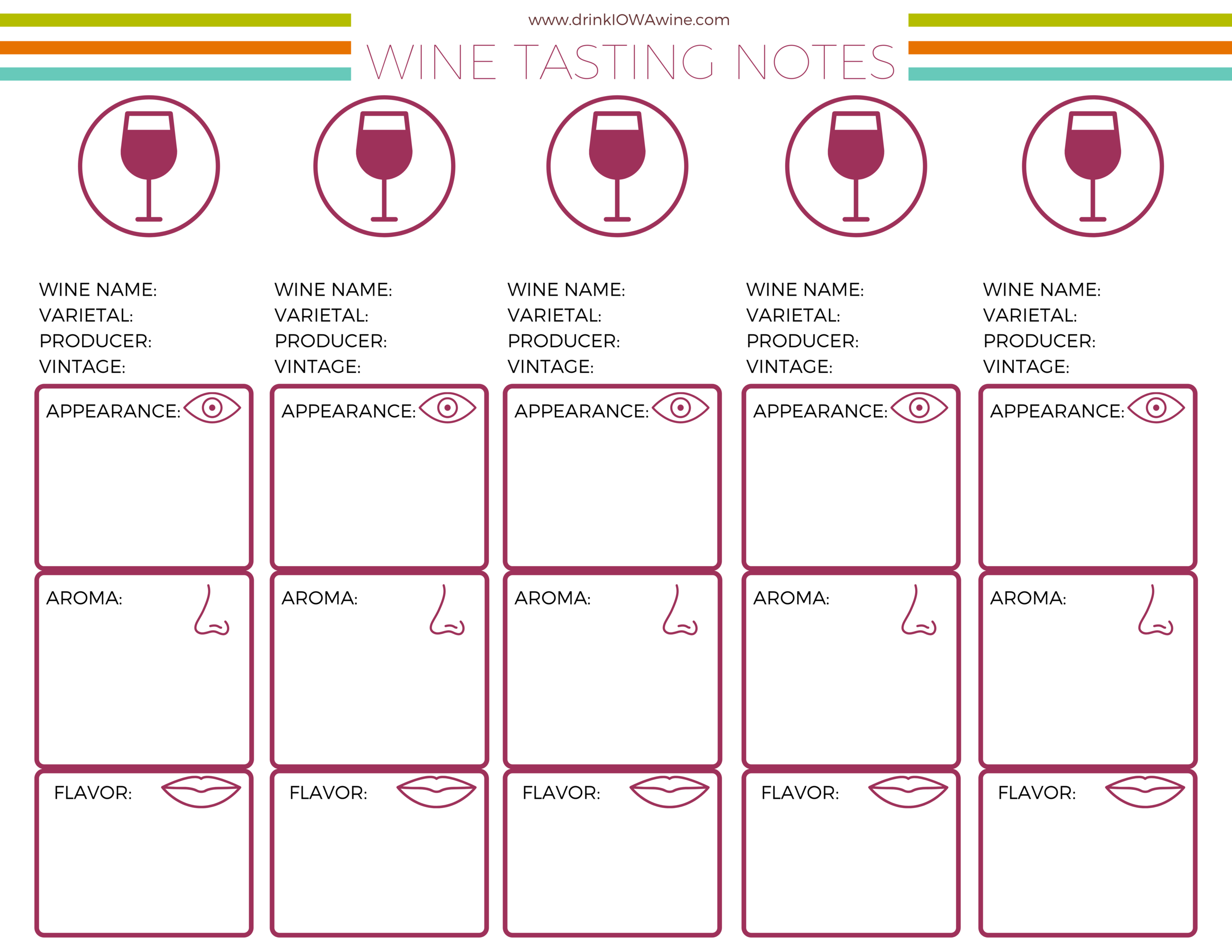 wine tasting 101 our no nonsense guide iowa wine for free printable wine tasting sheets Wine Tasting 101 - Our No-Nonsense Guide — Iowa Wine for Free Printable Wine Tasting Sheets