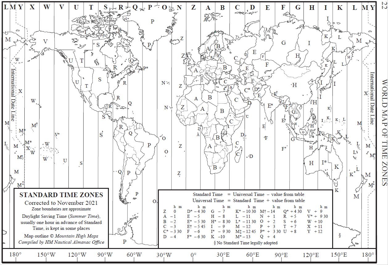 World Time Zone Map with World Map Time Zones Printable Free