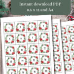 Yankee Numbers   Etsy Throughout White Elephant Numbers Printable 1 40