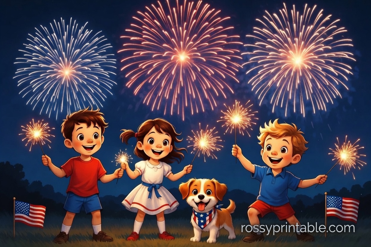 4th of July Cartoon and AI Images 4 4th of July Cartoon and AI Images (4)