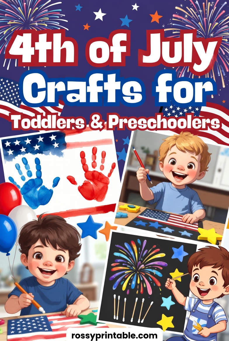 4th of July Crafts for Toddlers and Preschoolers 1 4th of July Crafts for Toddlers and Preschoolers (1)