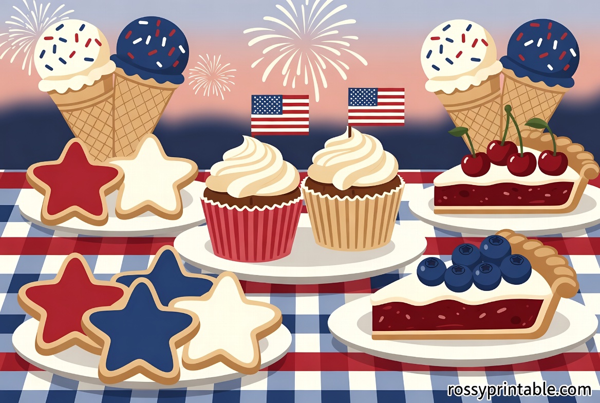 4th of July Food and Cookout Clipart (2)