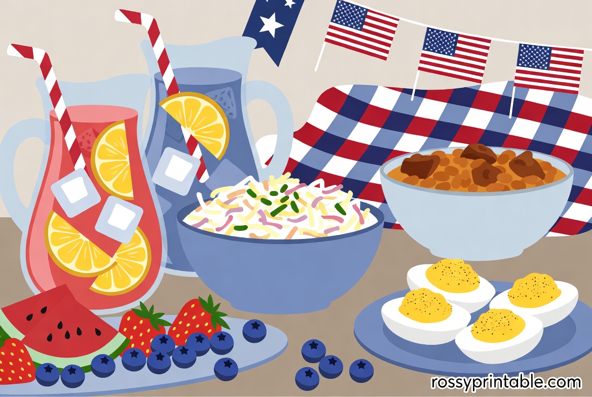 4th of July Food and Cookout Clipart (3)