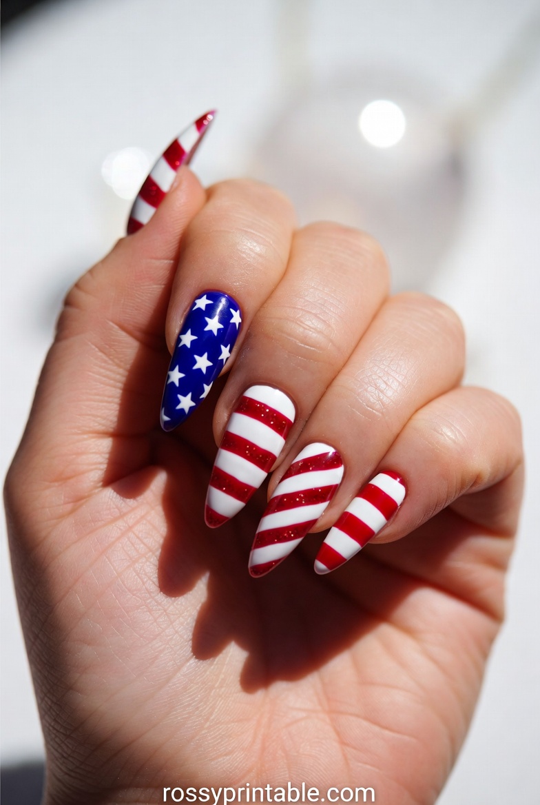 4th of July Nail Art Images 1 4th of July Nail Art Images (1)