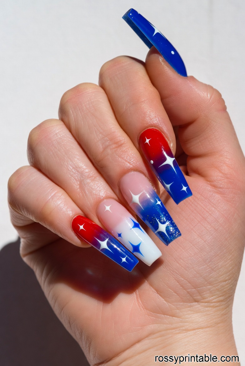 4th of July Nail Art Images 3 4th of July Nail Art Images (3)
