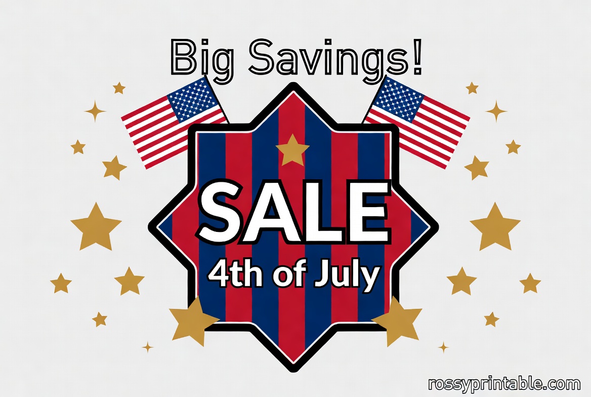 4th of July Sale Clipart (4)