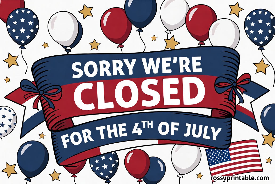 Closed for 4th of July Clipart (2)