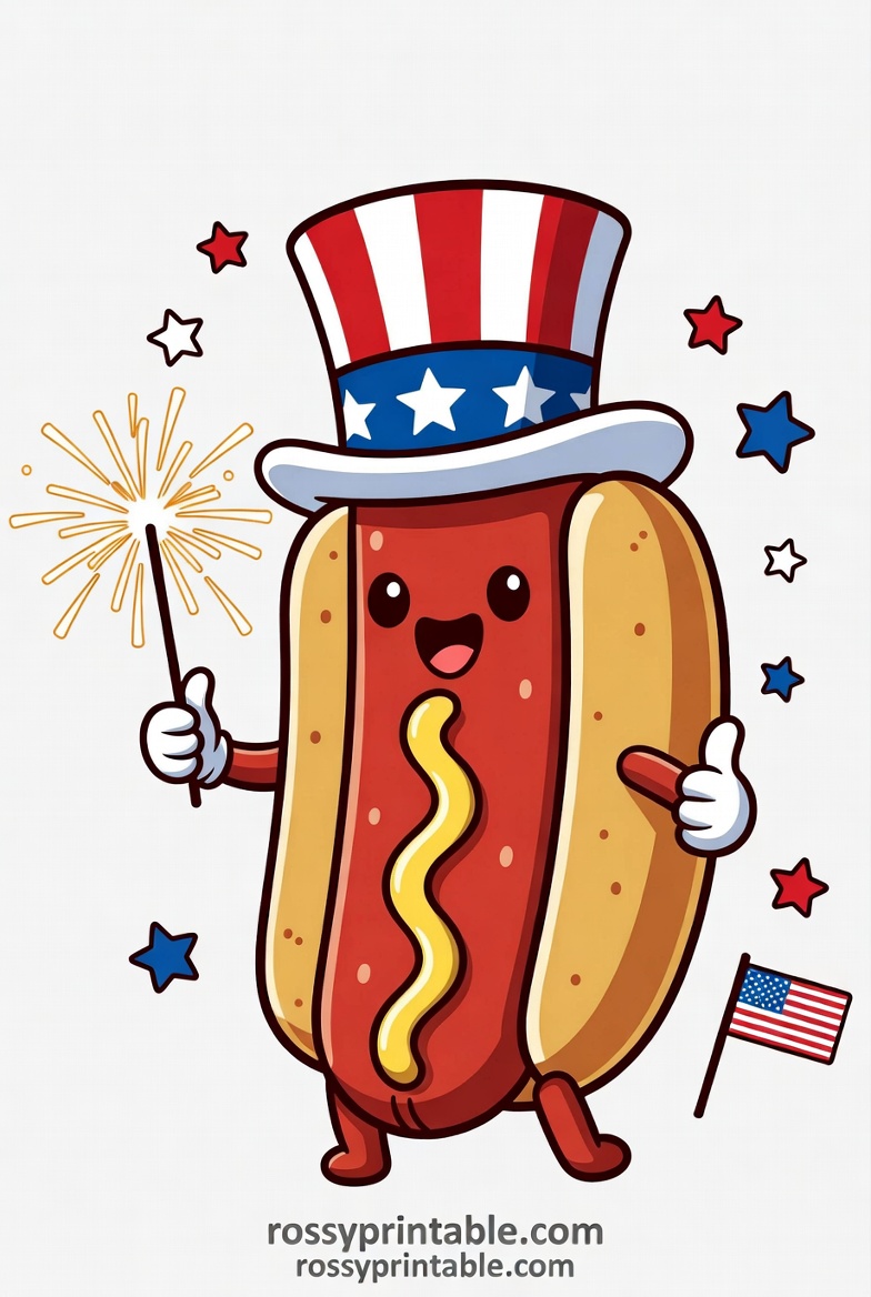 Cute and Funny 4th of July Clipart 4 Cute and Funny 4th of July Clipart (4)