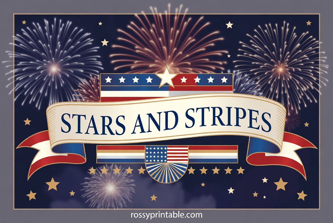 Fourth of July Banners and Borders (2)