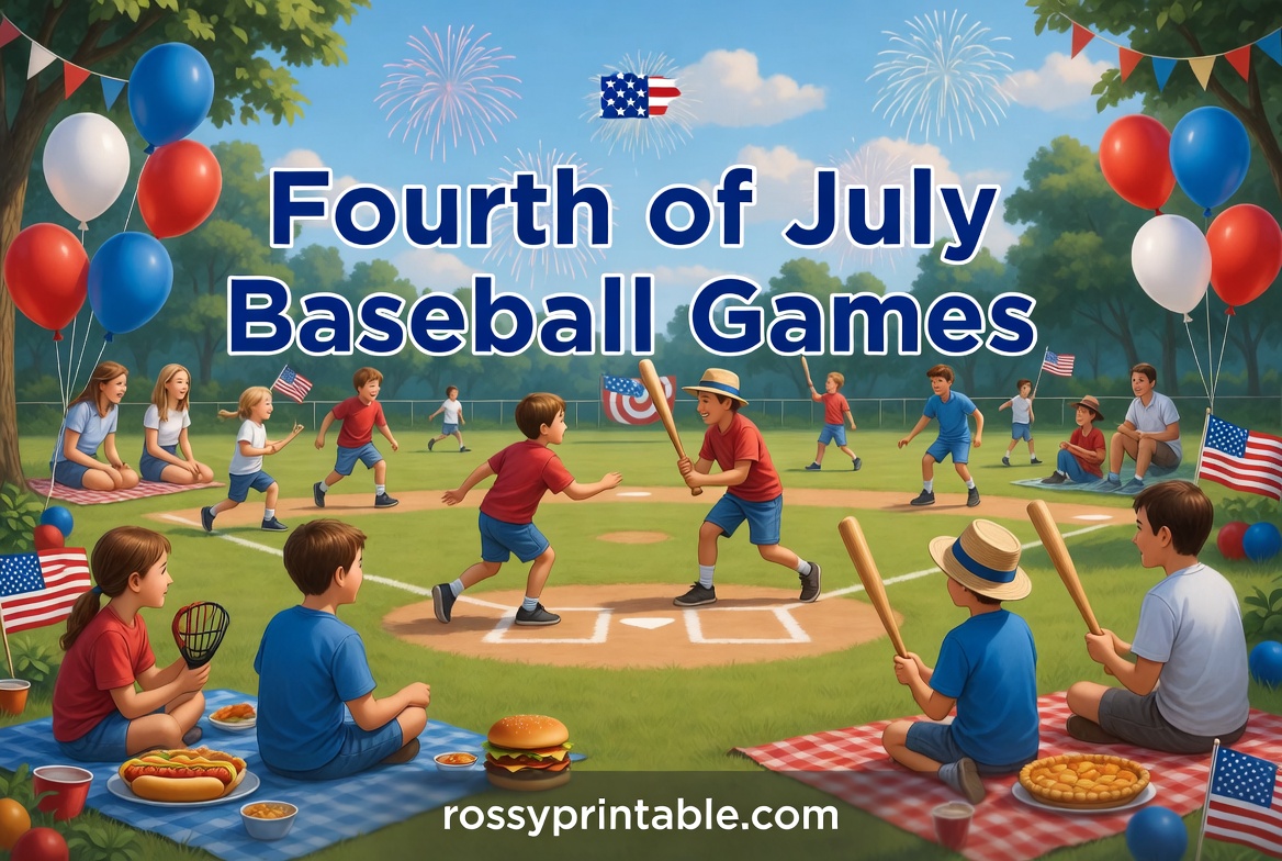Fourth of July Baseball Games 2 Fourth of July Baseball Games (2)
