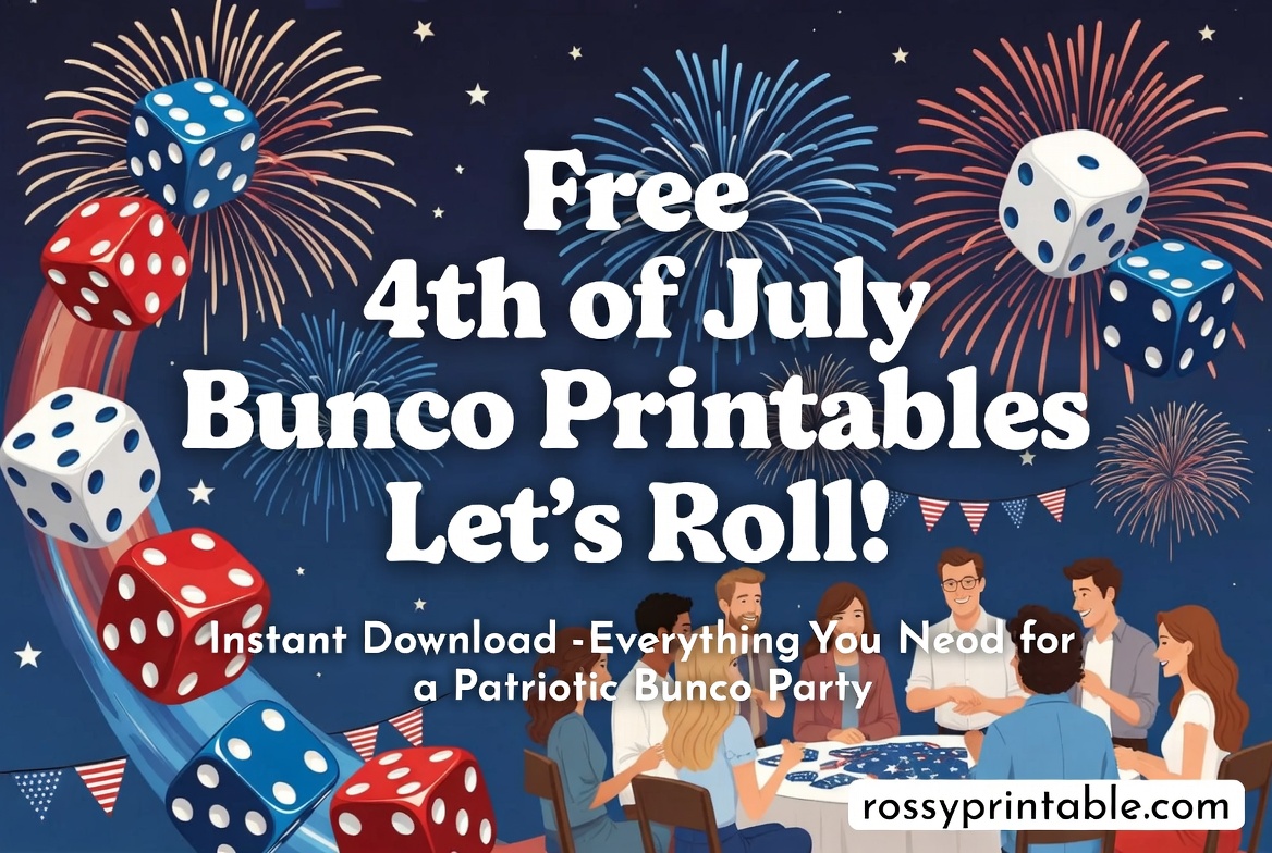 Free 4th of July Bunco Printables (3)