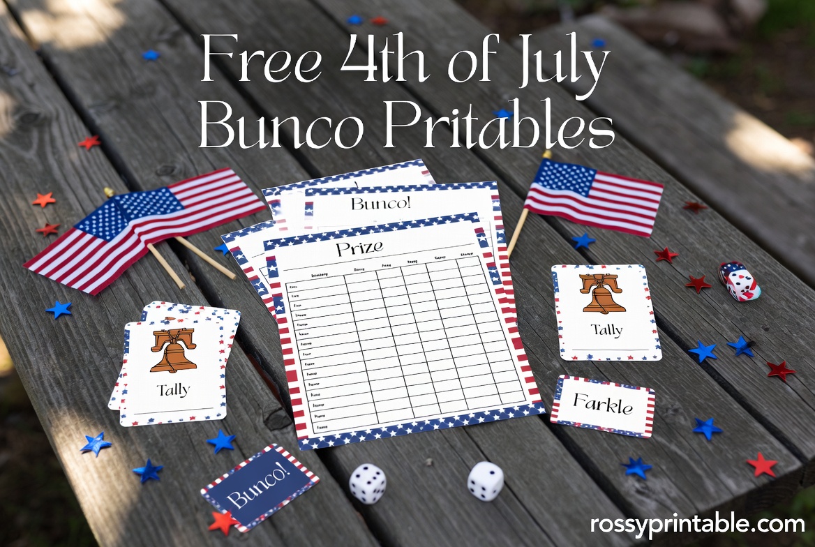 Free 4th of July Bunco Printables (4)