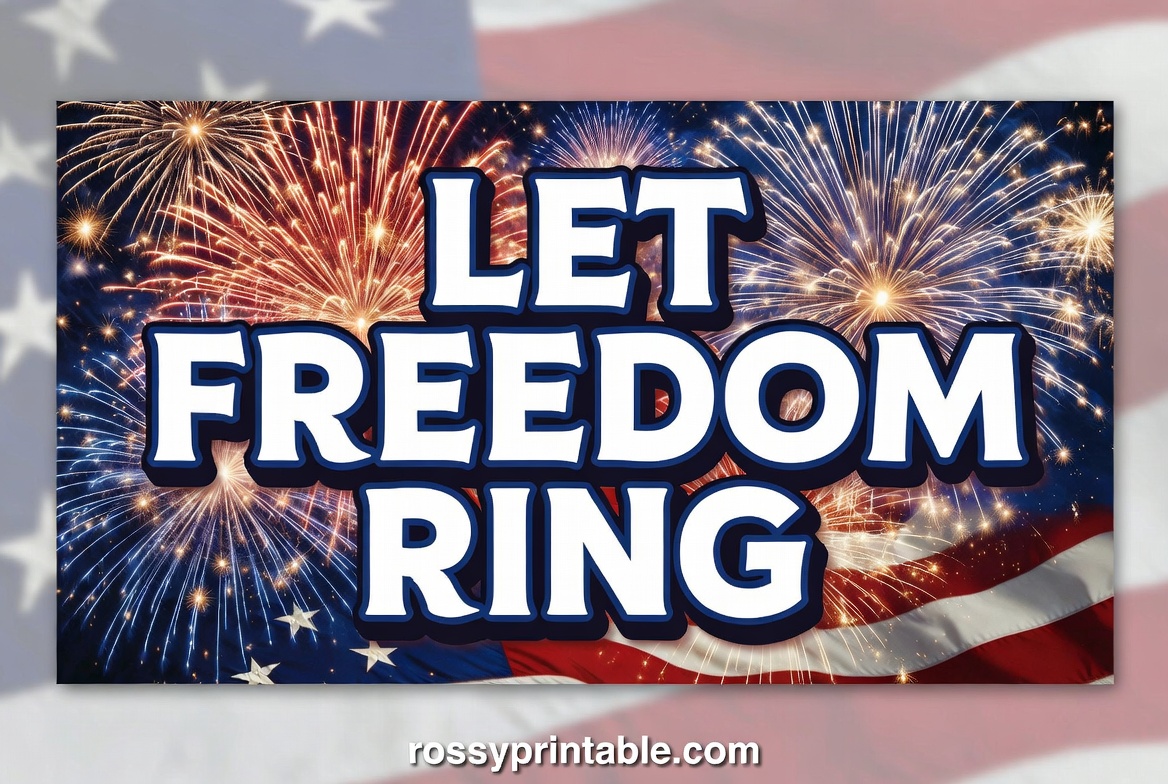 Free Printable 4th of July Banners (3)