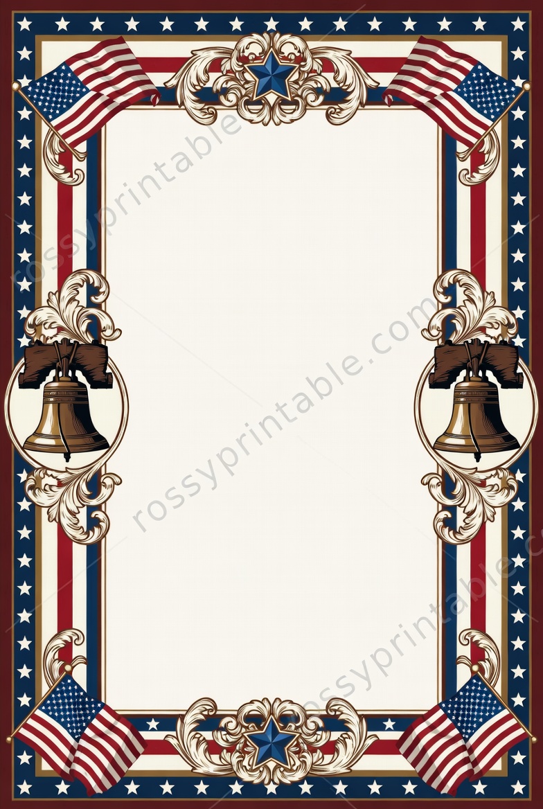 Free Printable 4th of July Borders 1 Free Printable 4th of July Borders (1)