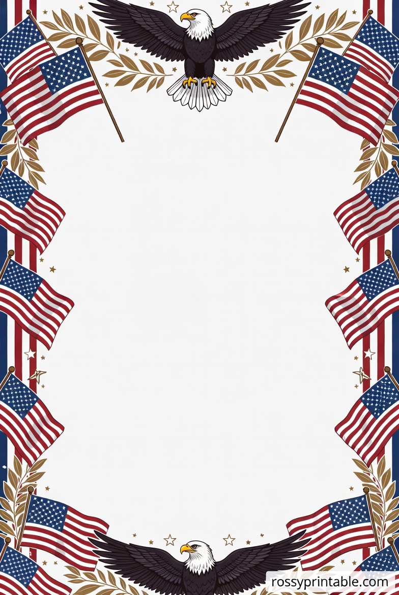 Free Printable 4th of July Borders 4 Free Printable 4th of July Borders (4)