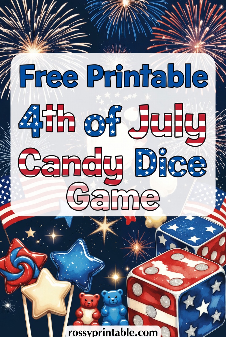Free Printable 4th of July Candy Dice Game (2)