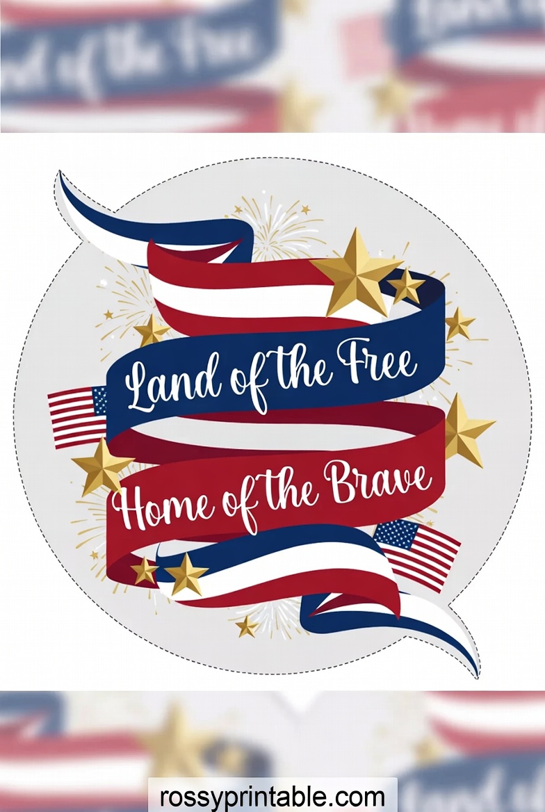 Free Printable 4th of July Cupcake Toppers 2 Free Printable 4th of July Cupcake Toppers (2)