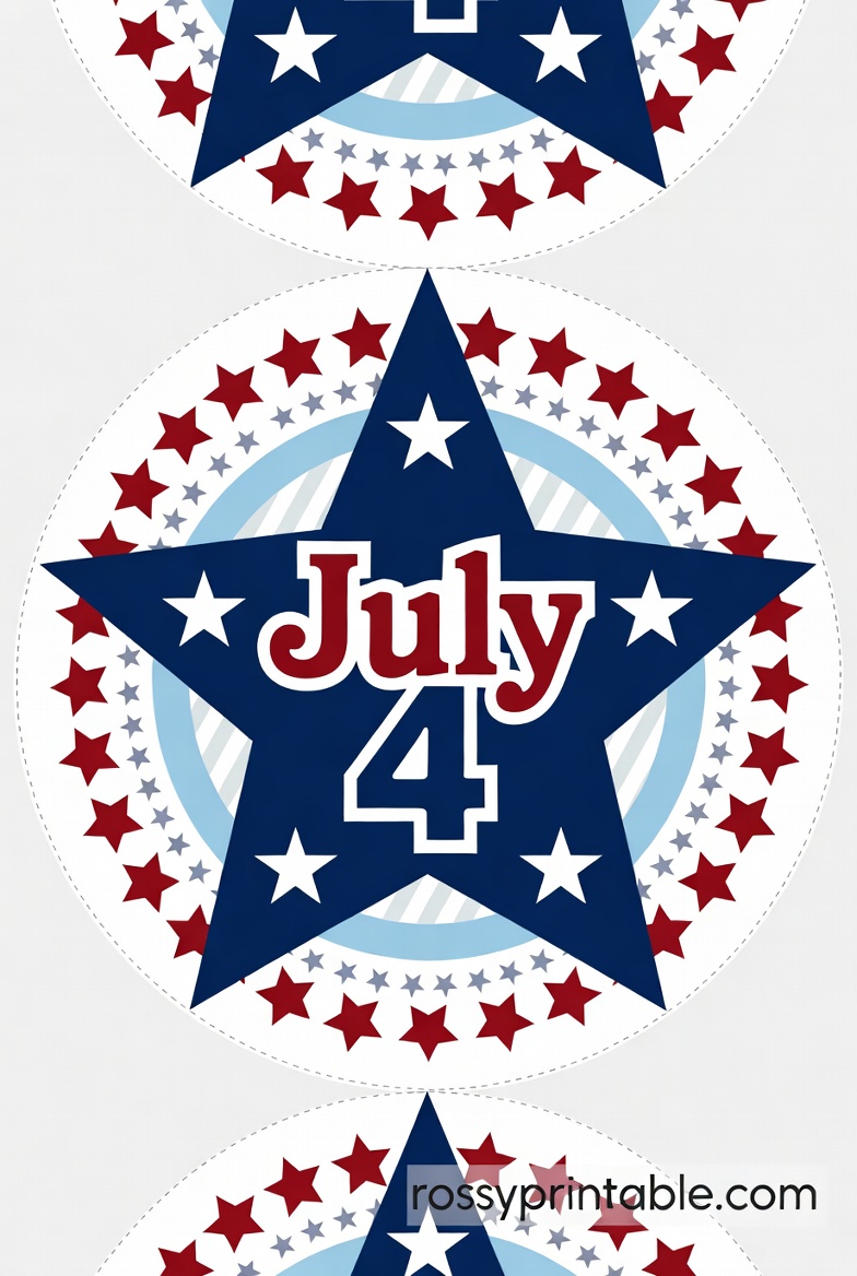 Free Printable 4th of July Cupcake Toppers 3 Free Printable 4th of July Cupcake Toppers (3)