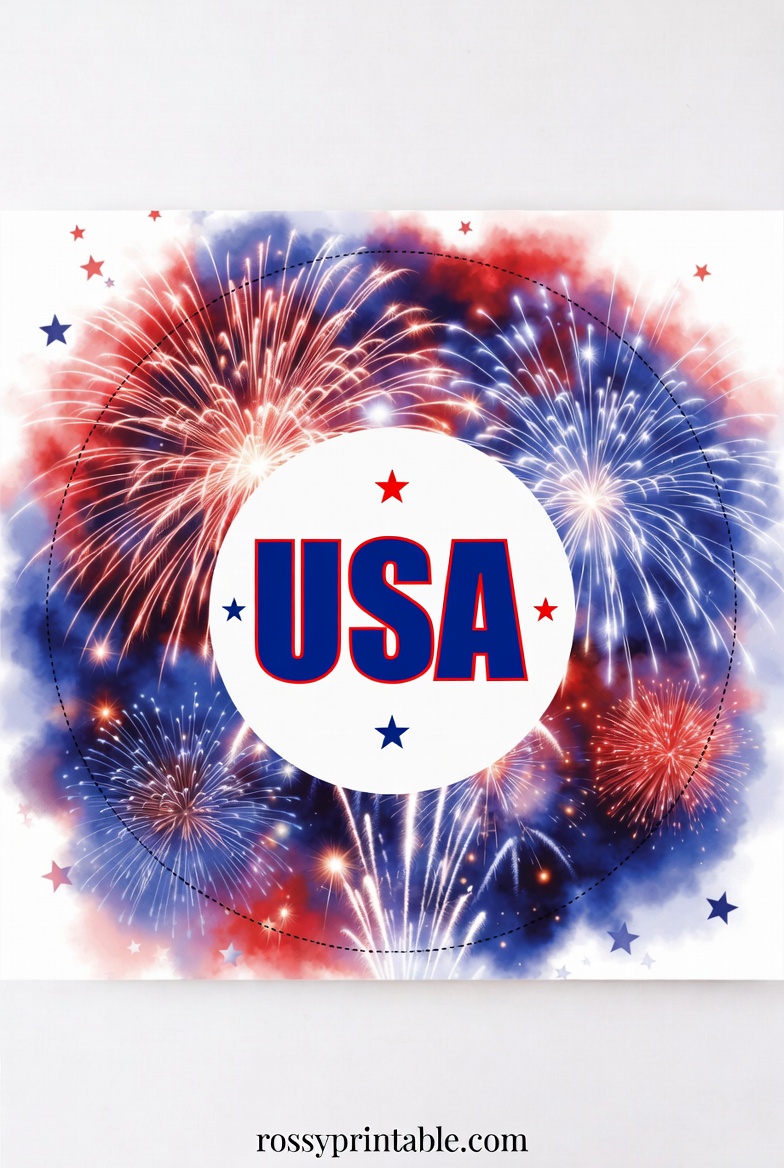 Free Printable 4th of July Cupcake Toppers 4 Free Printable 4th of July Cupcake Toppers (4)