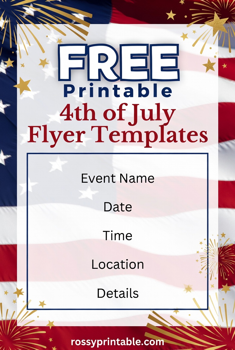 Free Printable 4th of July Flyer Templates 1 Free Printable 4th of July Flyer Templates (1)