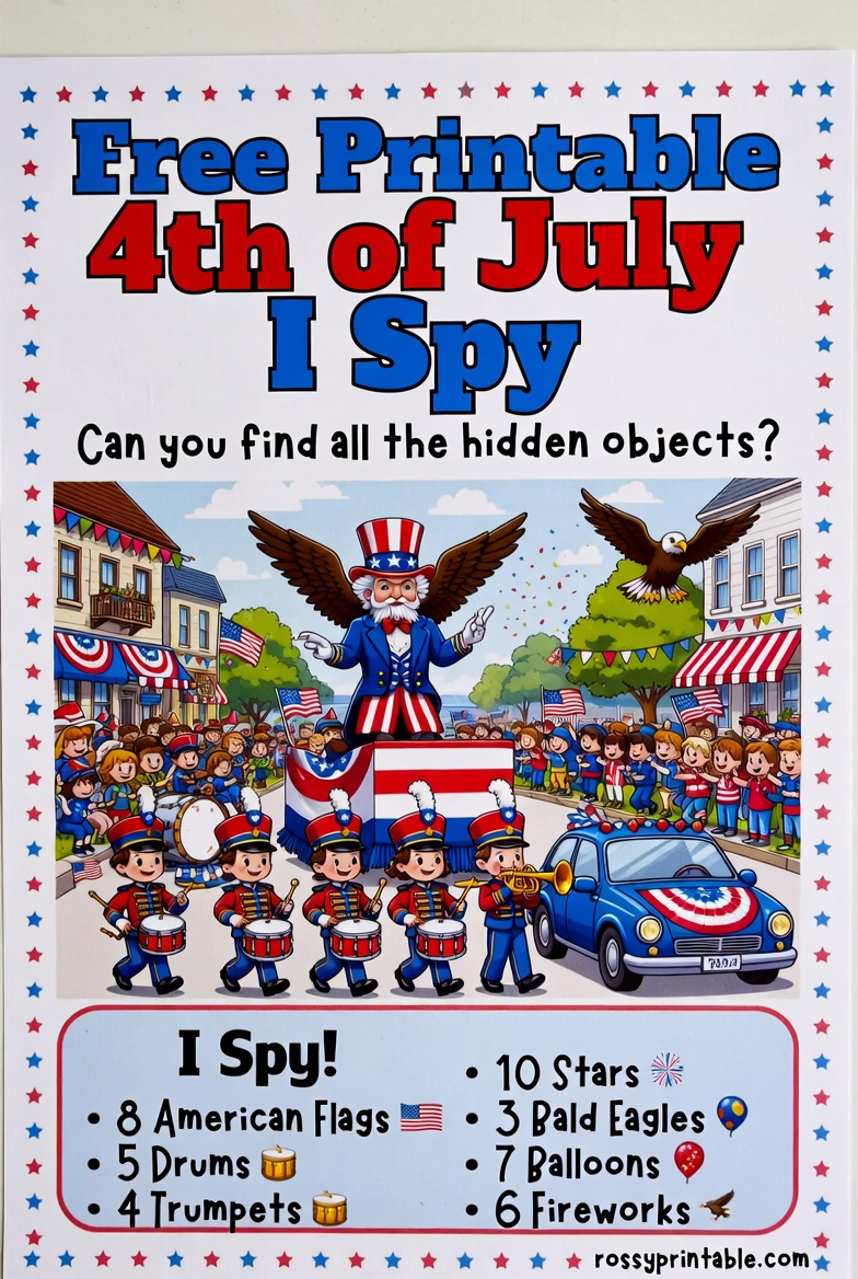 Free Printable 4th of July I Spy 3 Free Printable 4th of July I Spy (3)