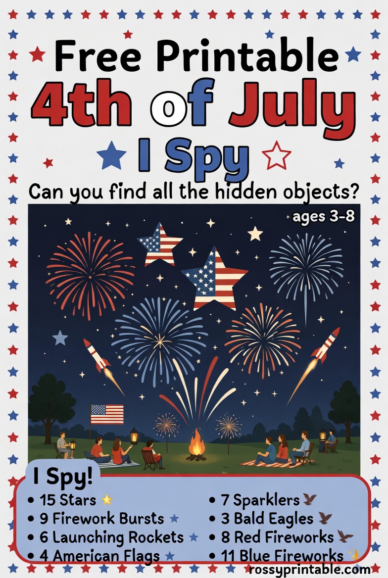 Free Printable 4th of July I Spy 4 Free Printable 4th of July I Spy (4)