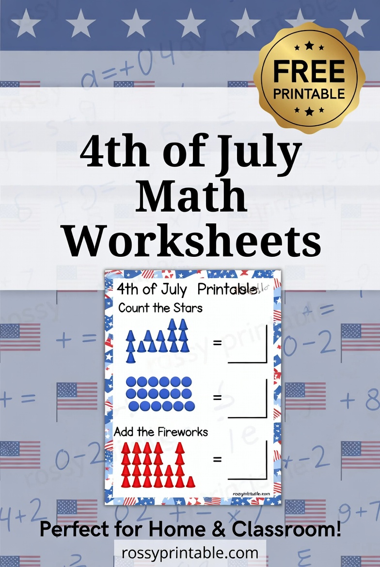 Free Printable 4th of July Math Worksheets (2)