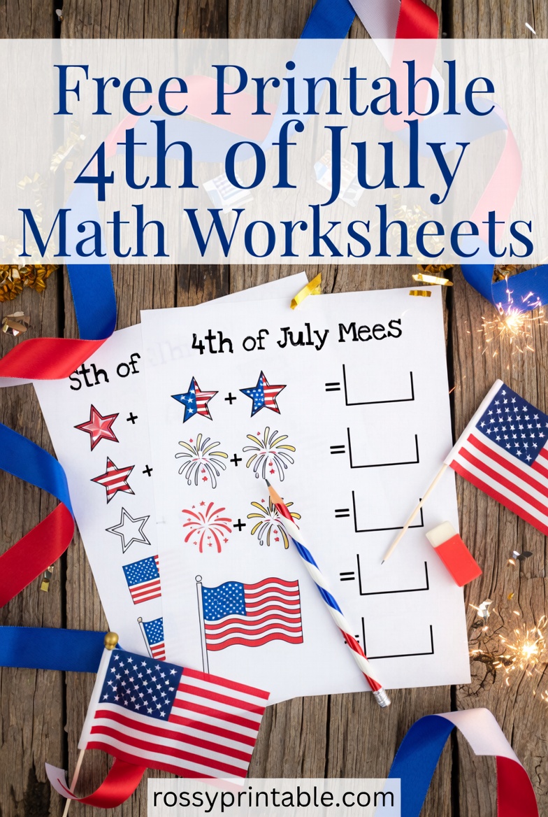 Free Printable 4th of July Math Worksheets (4)