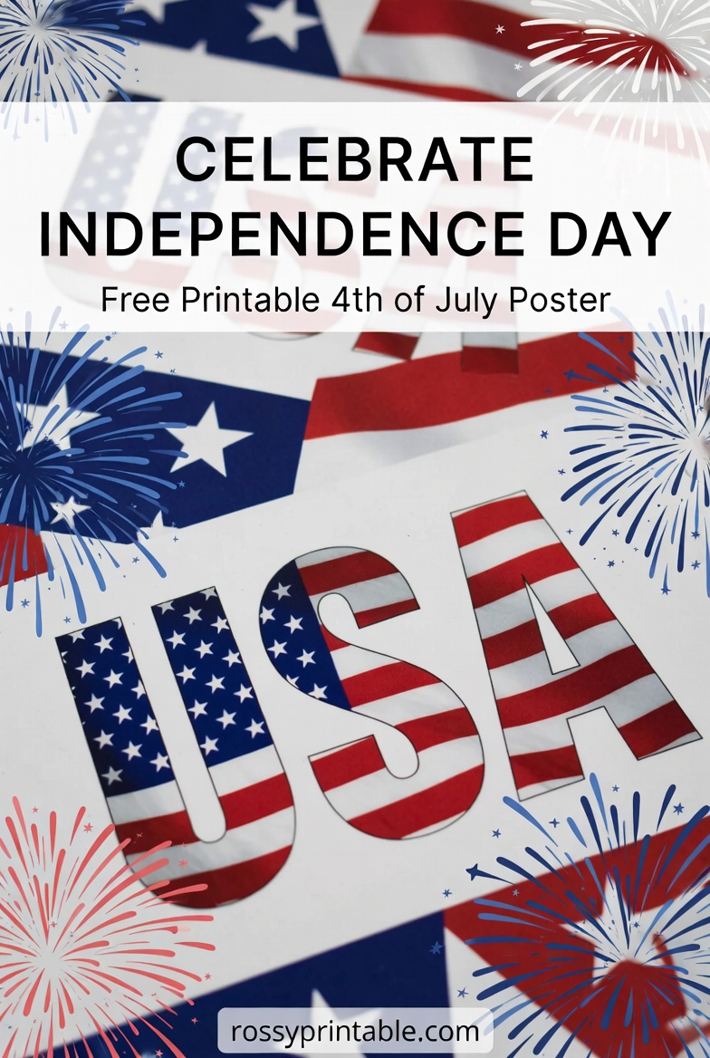 Free Printable 4th of July Posters 4 Free Printable 4th of July Posters (4)