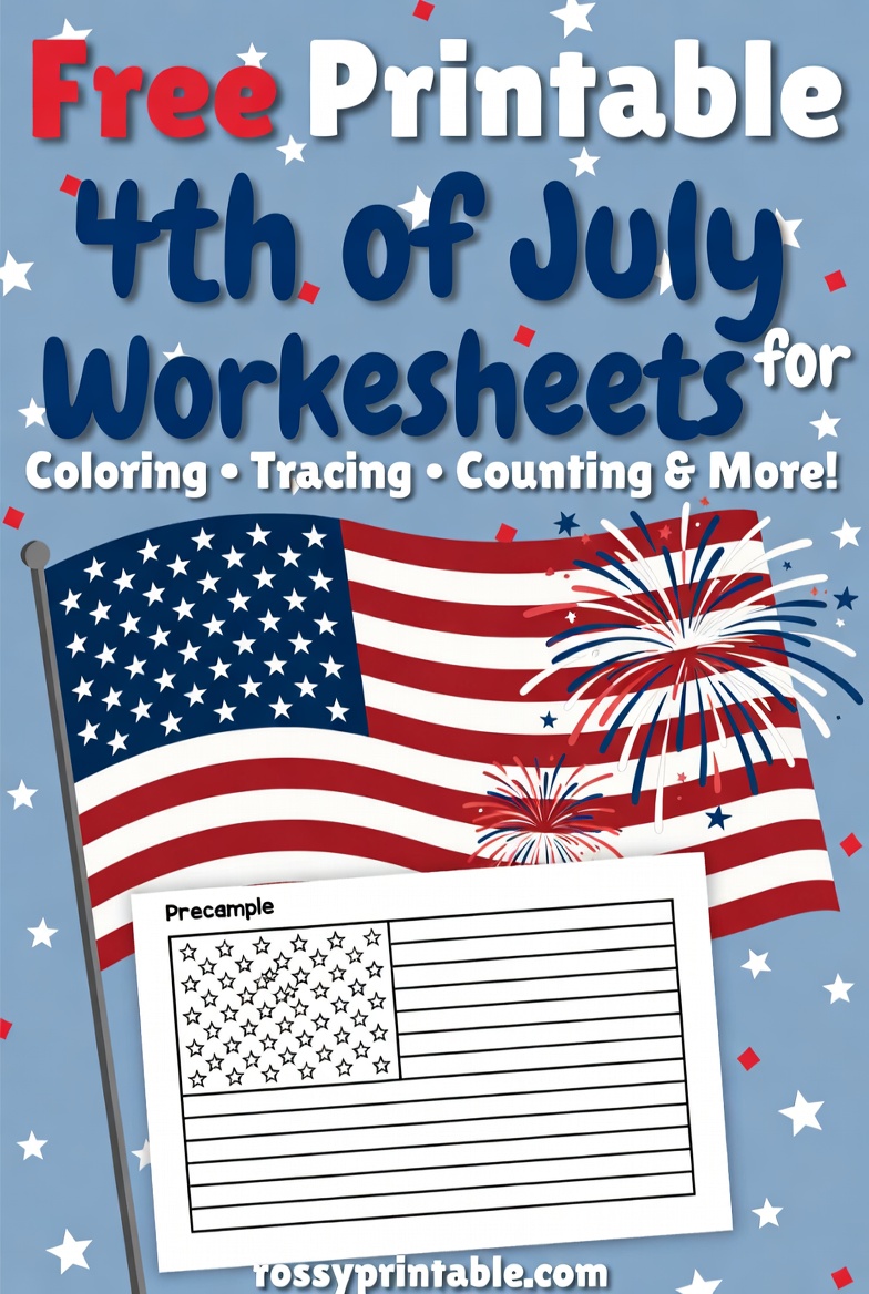 Free Printable 4th of July Worksheets for Preschool (1)