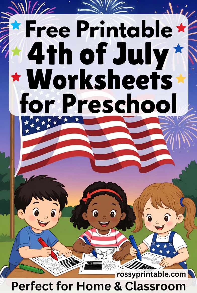 Free Printable 4th of July Worksheets for Preschool (4)
