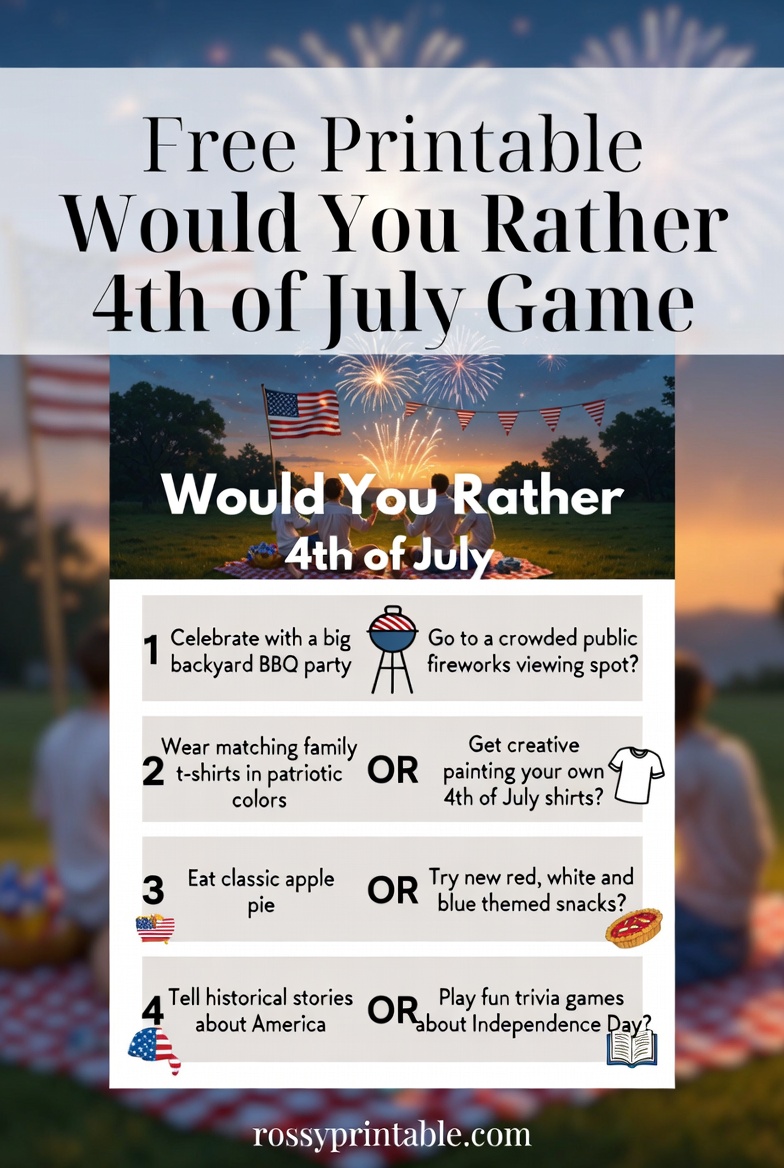 Free Printable Would You Rather 4th of July Game (2)