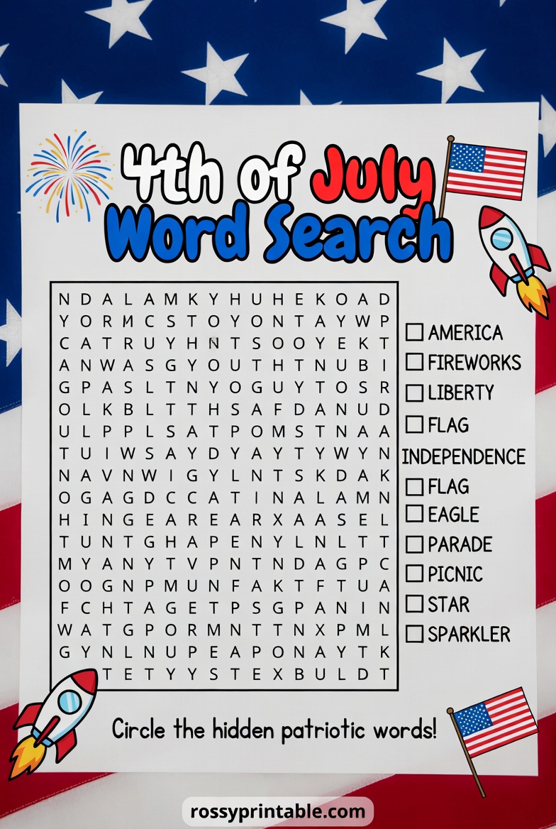 Printable 4th of July Activities (4)