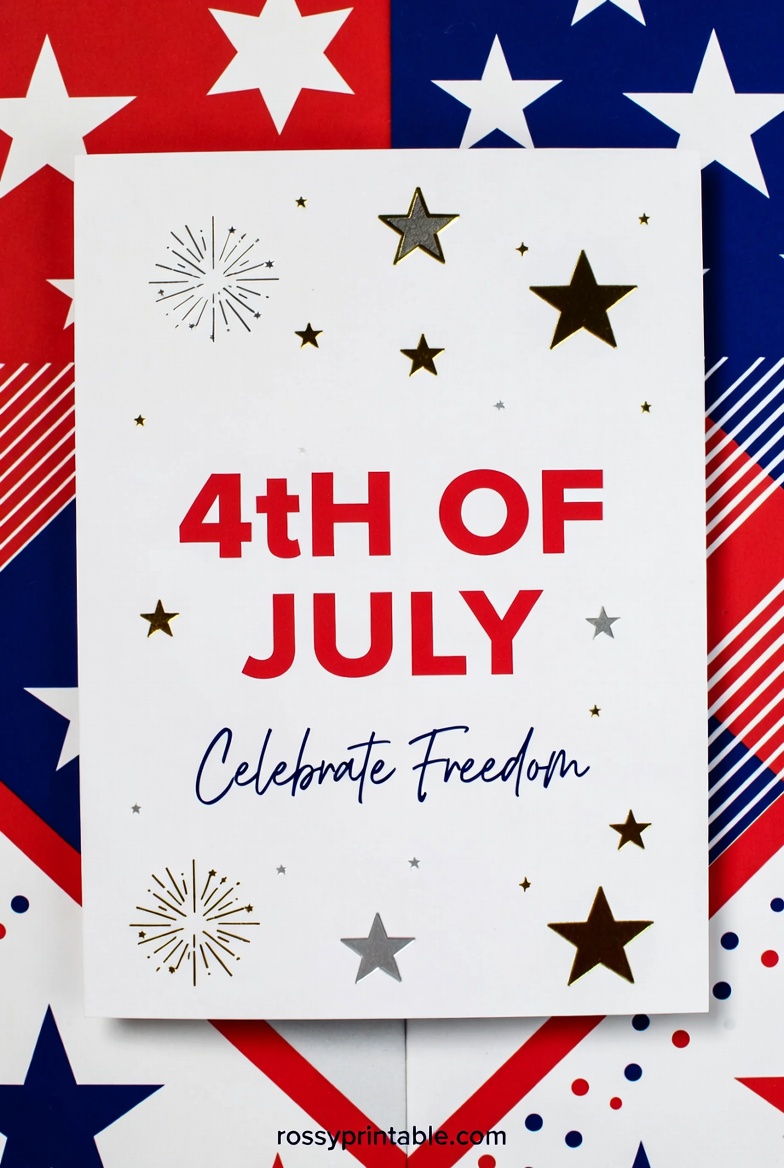 Printable 4th of July Cards 3 Printable 4th of July Cards (3)