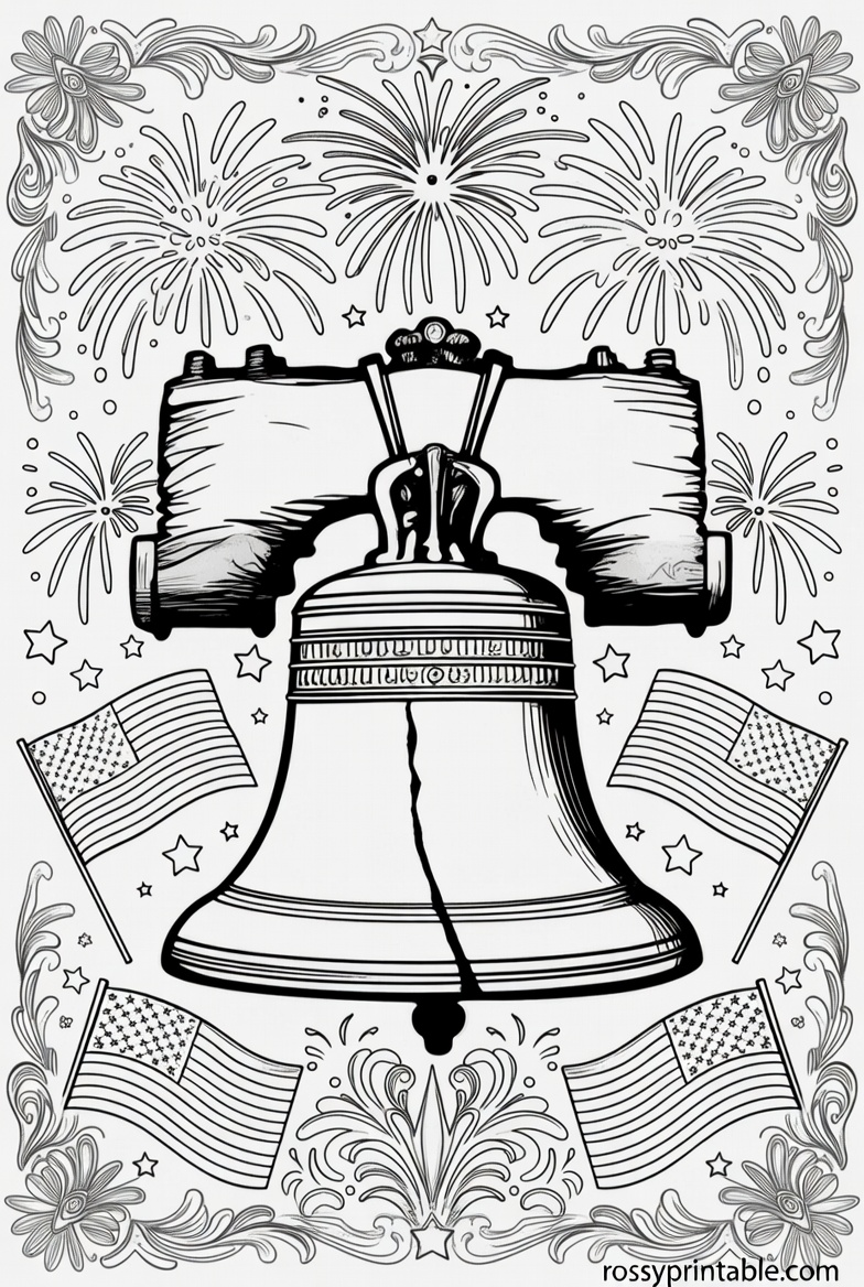 Printable 4th of July Coloring Pages for Adults (3)