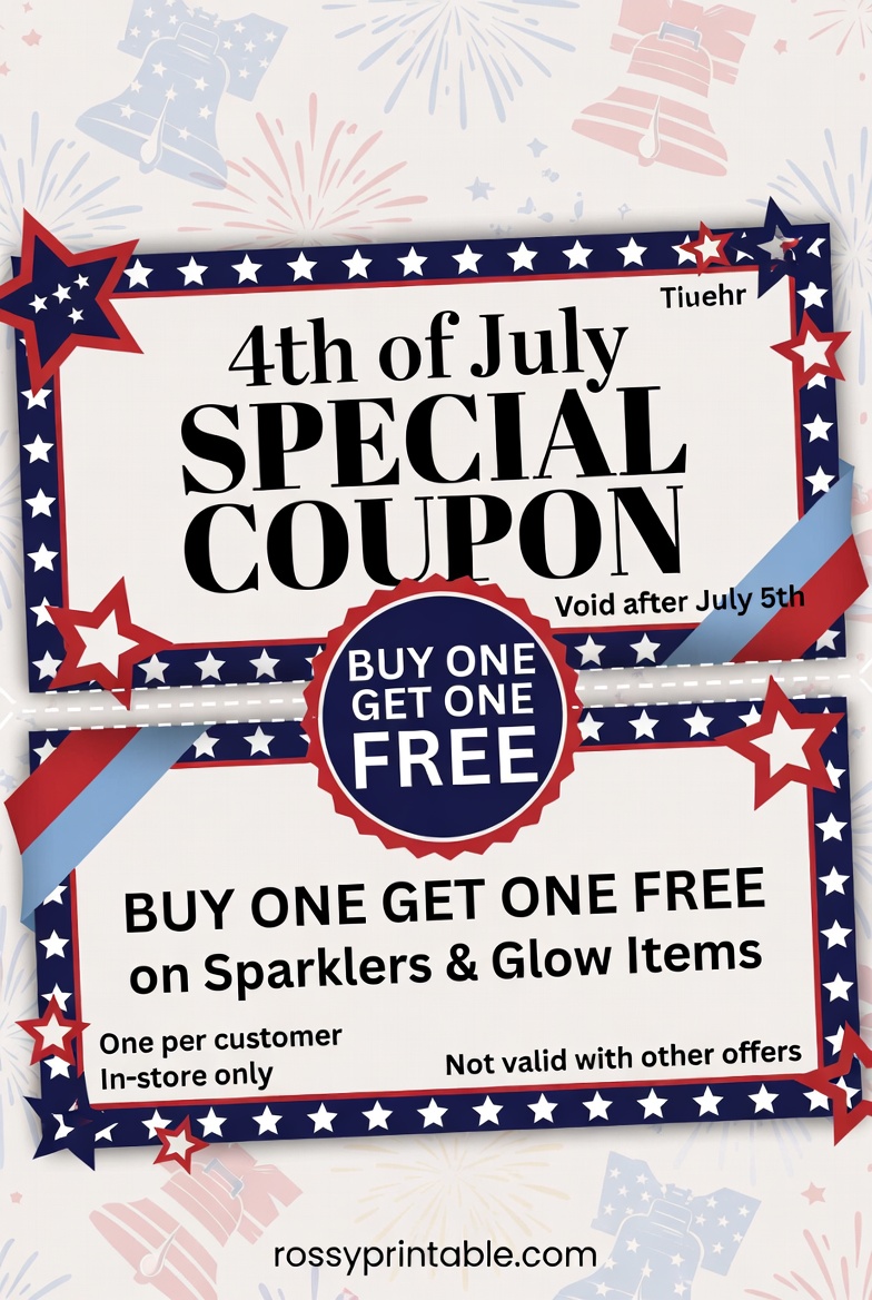 Printable 4th of July Coupons (1)
