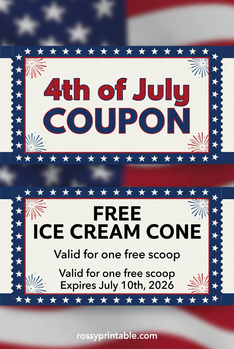 Printable 4th of July Coupons (2)