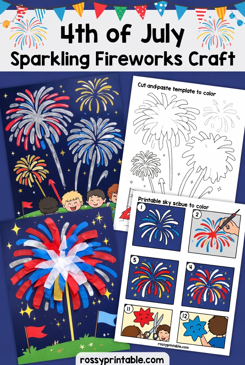 Printable 4th of July Crafts for Kids 1 Printable 4th of July Crafts for Kids (1)