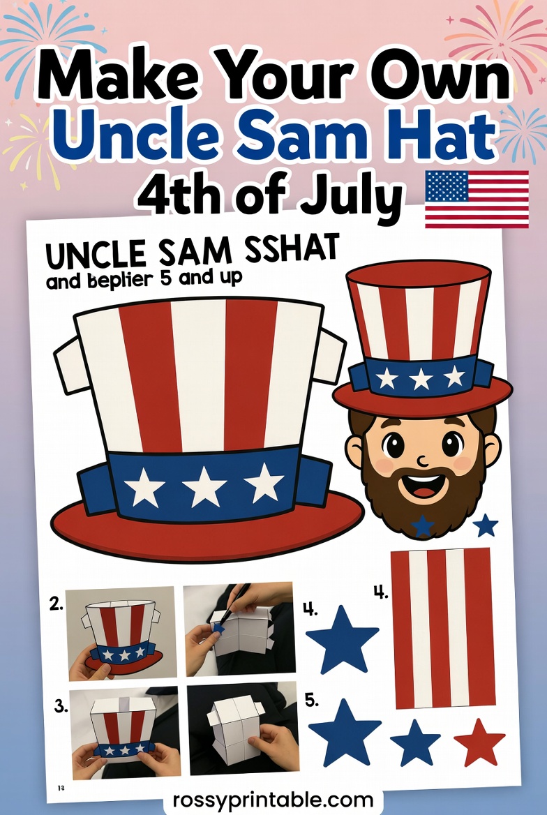 Printable 4th of July Crafts for Kids 3 Printable 4th of July Crafts for Kids (3)