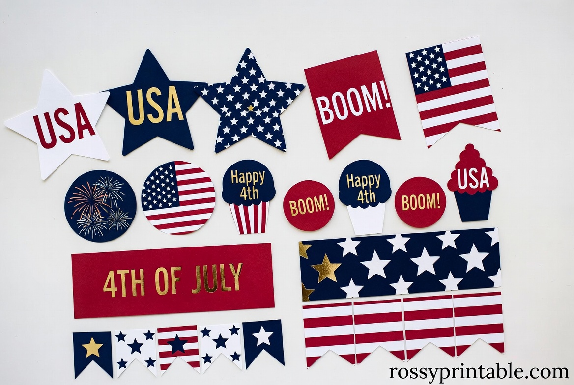 Printable 4th of July Decorations 2 Printable 4th of July Decorations (2)