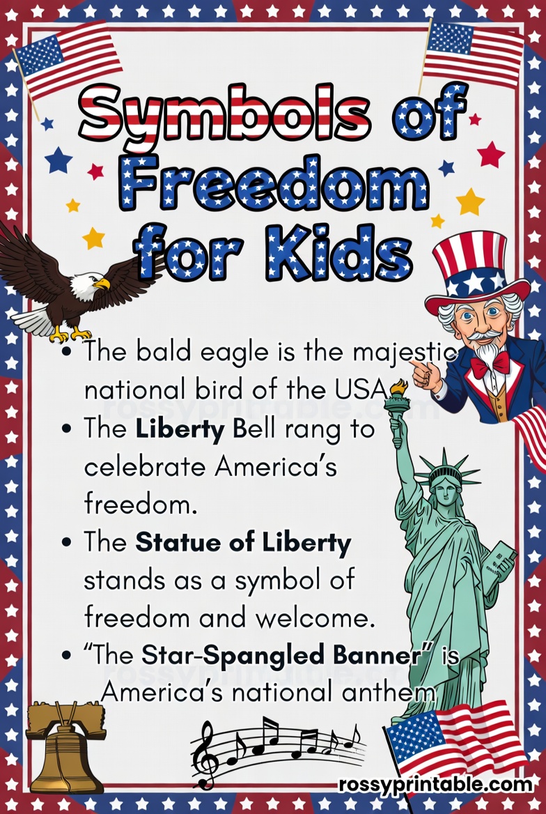 Printable 4th of July Facts for Kids 2 Printable 4th of July Facts for Kids (2)