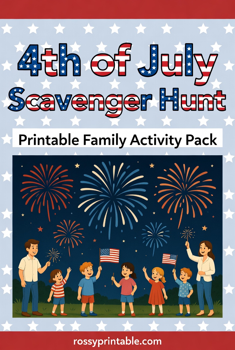 Printable 4th of July Scavenger Hunt 1 Printable 4th of July Scavenger Hunt (1)