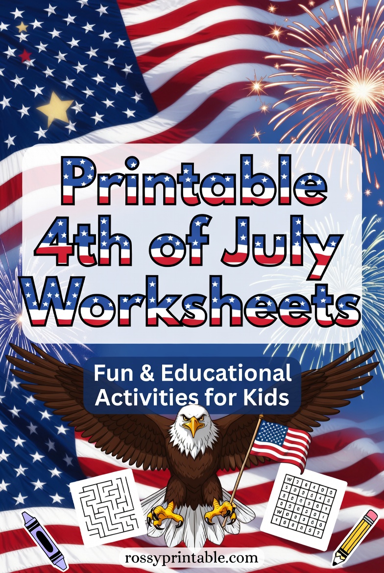 Printable 4th of July Worksheets (1)