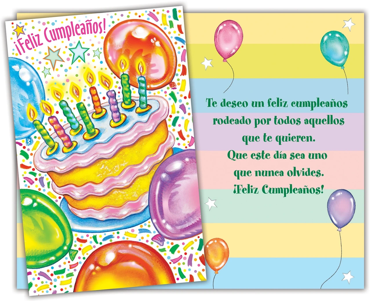 01009 Six Spanish Birthday General Greeting Cards With Six Envelopes 1 98 For Six Cards 01009 Six Spanish Birthday General Greeting Cards With Six Envelopes 1 98 For Six Cards