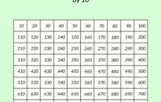 1 1000 Number Chart