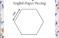 1 Hexagons Template Instant Pdf Download