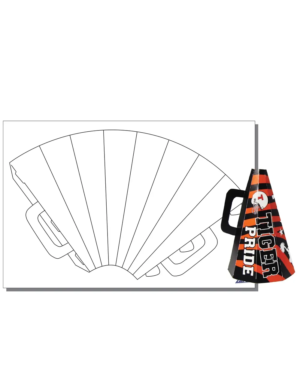 1 Up 9 5 X 1 25 X 6 25 Megaphone Paper 12 X 18 Sheet Item Mp 9 5 1 Up 9 5 X 1 25 X 6 25 Megaphone Paper 12 X 18 Sheet Item Mp 9 5