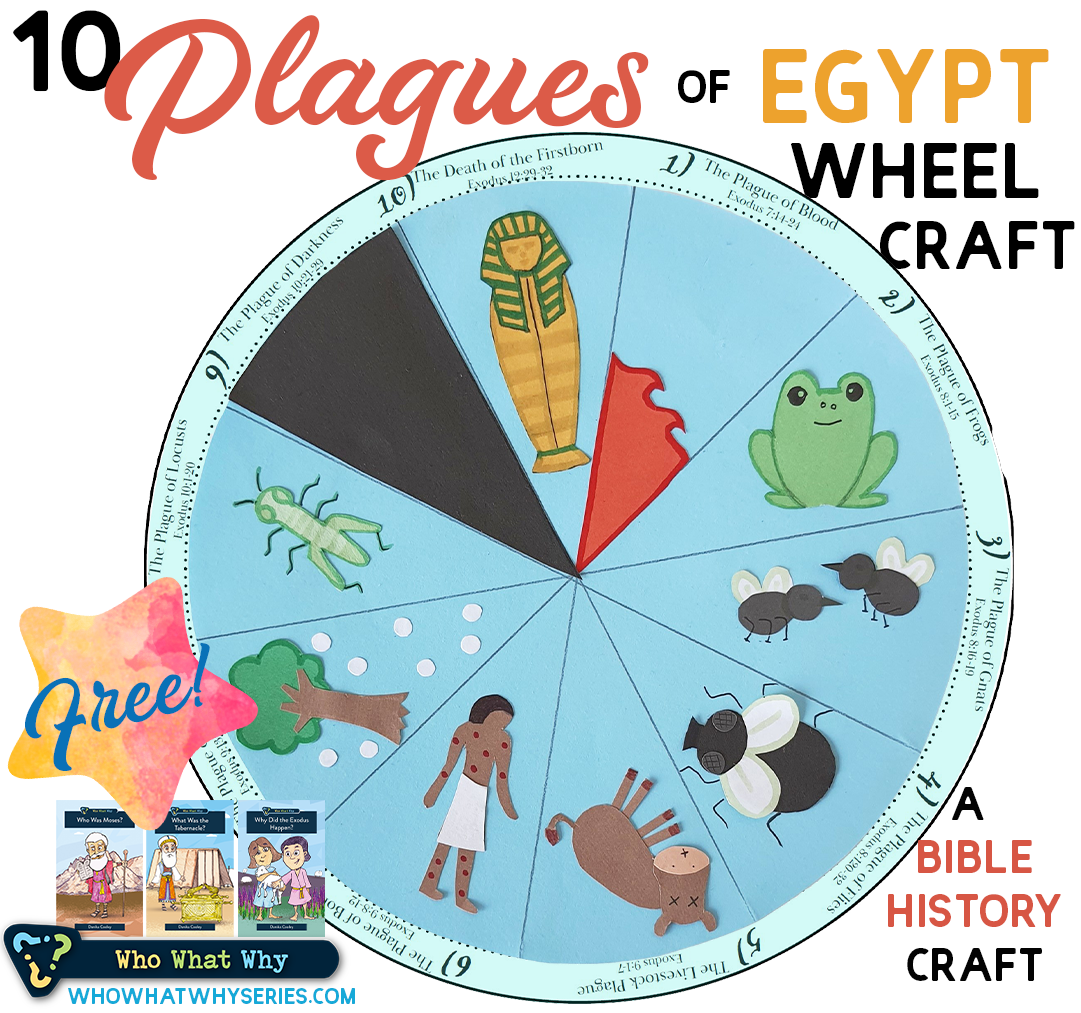10 Plagues Of Egypt Kids Wheel Craft