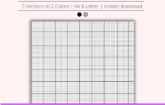10 Squares Per Inch Graph Paper Bundle